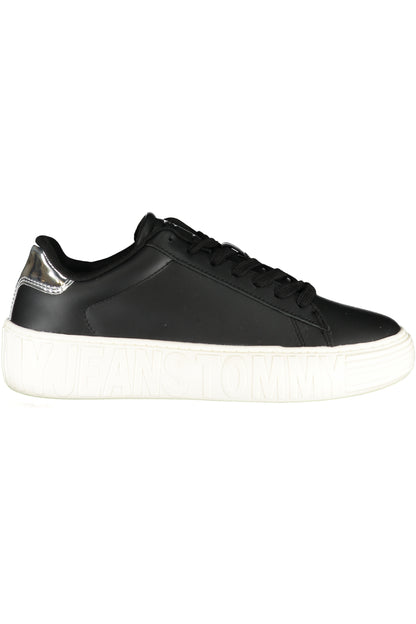 TOMMY HILFIGER BLACK WOMEN'S SPORTS SHOES