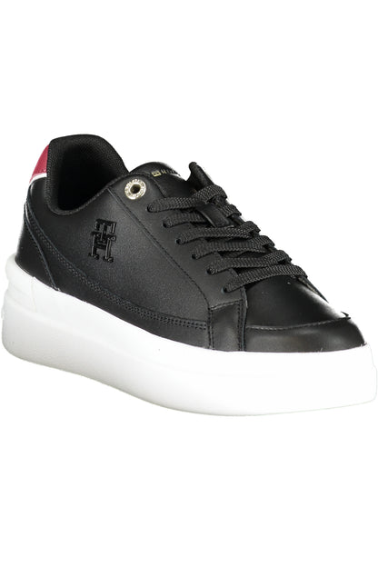 TOMMY HILFIGER BLACK WOMEN'S SPORTS SHOES