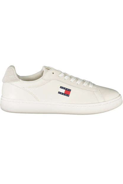 TOMMY HILFIGER MEN'S WHITE SPORTS SHOES