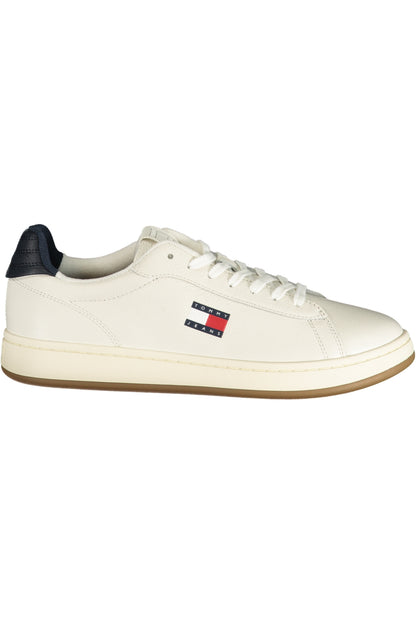 TOMMY HILFIGER MEN'S WHITE SPORTS SHOES
