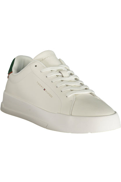 TOMMY HILFIGER MEN'S WHITE SPORTS SHOES