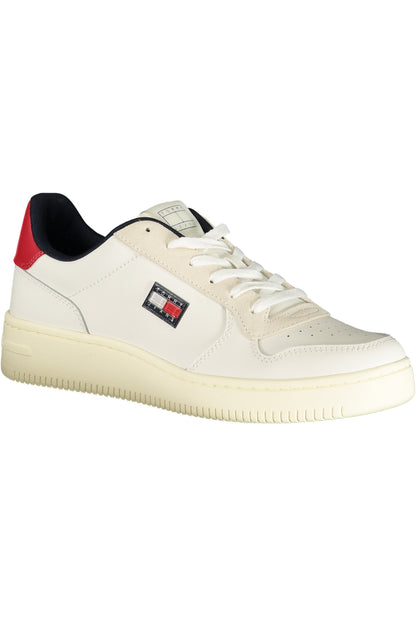 TOMMY HILFIGER MEN'S WHITE SPORTS SHOES