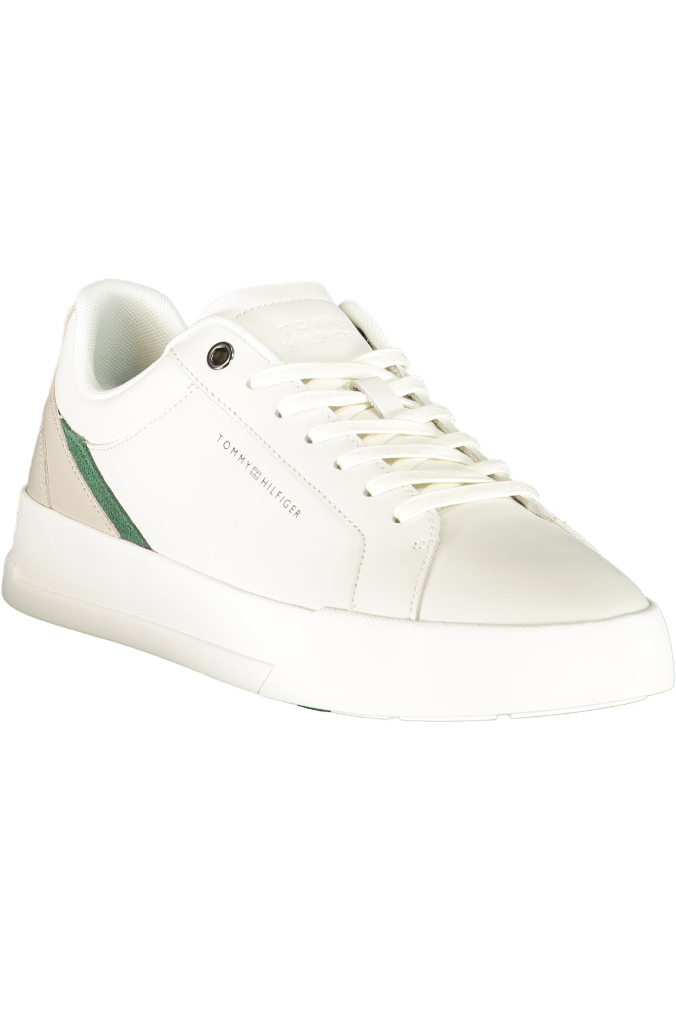 TOMMY HILFIGER MEN'S WHITE SPORTS SHOES