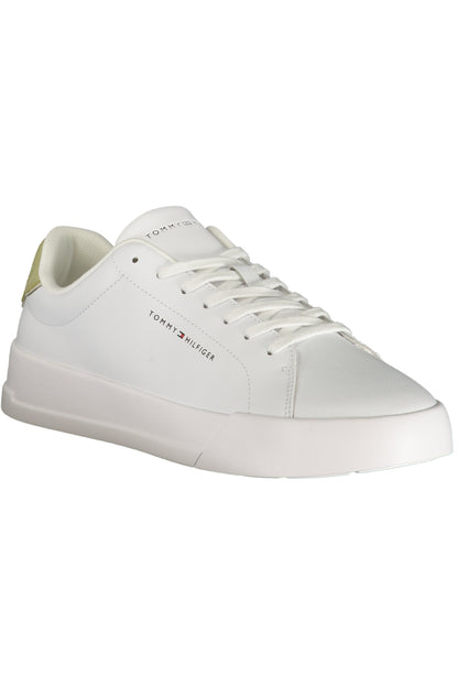 TOMMY HILFIGER MEN'S WHITE SPORTS SHOES
