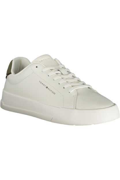 TOMMY HILFIGER MEN'S WHITE SPORTS SHOES