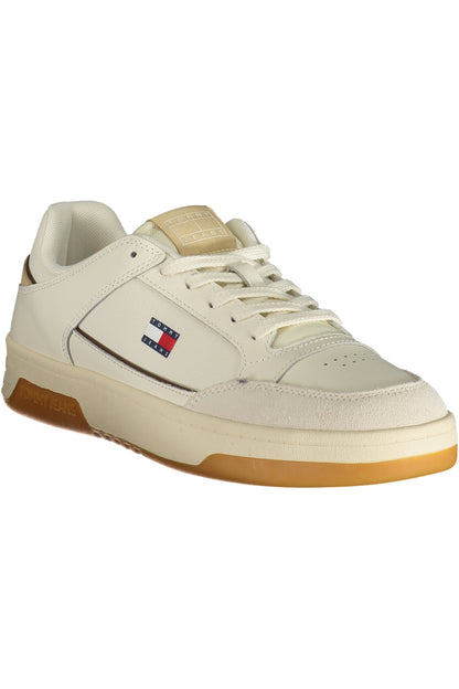 TOMMY HILFIGER MEN'S WHITE SPORTS SHOES