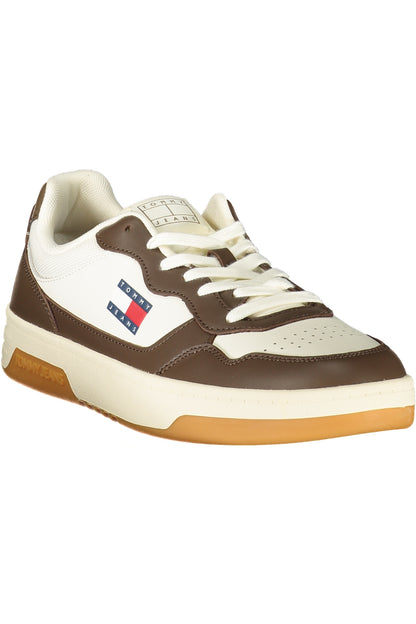 TOMMY HILFIGER MEN'S WHITE SPORTS SHOES