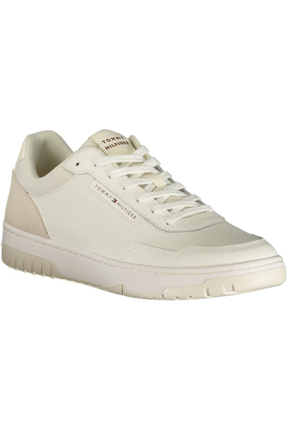TOMMY HILFIGER MEN'S WHITE SPORTS SHOES