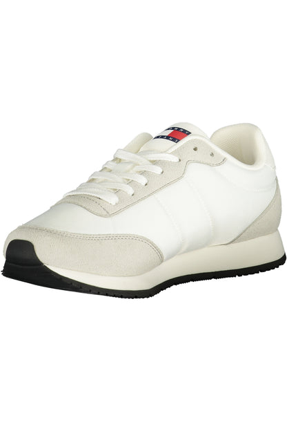 TOMMY HILFIGER MEN'S WHITE SPORTS SHOES