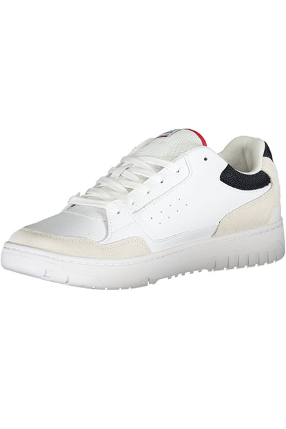 TOMMY HILFIGER MEN'S WHITE SPORTS SHOES