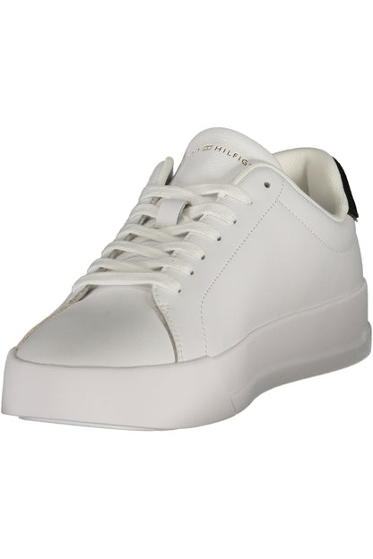TOMMY HILFIGER MEN'S WHITE SPORTS SHOES