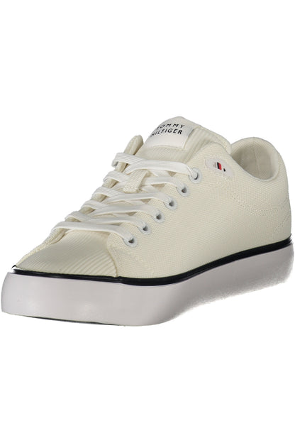 TOMMY HILFIGER MEN'S WHITE SPORTS SHOES