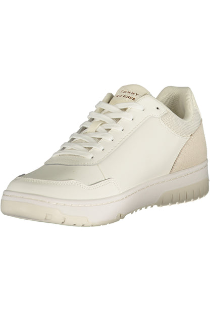 TOMMY HILFIGER MEN'S WHITE SPORTS SHOES