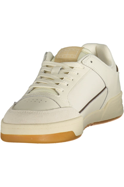 TOMMY HILFIGER MEN'S WHITE SPORTS SHOES