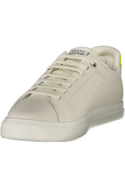 TOMMY HILFIGER MEN'S WHITE SPORTS SHOES