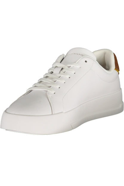 TOMMY HILFIGER MEN'S WHITE SPORTS SHOES