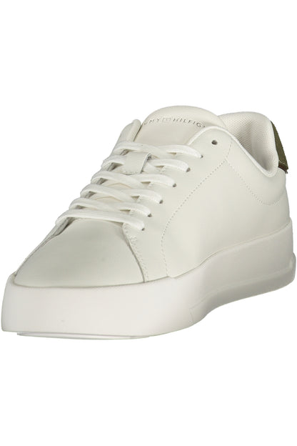 TOMMY HILFIGER MEN'S WHITE SPORTS SHOES