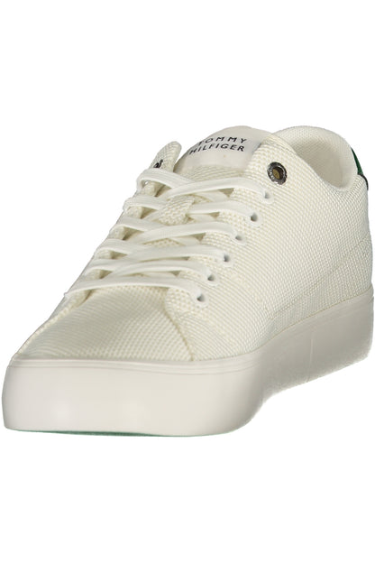 TOMMY HILFIGER MEN'S WHITE SPORTS SHOES