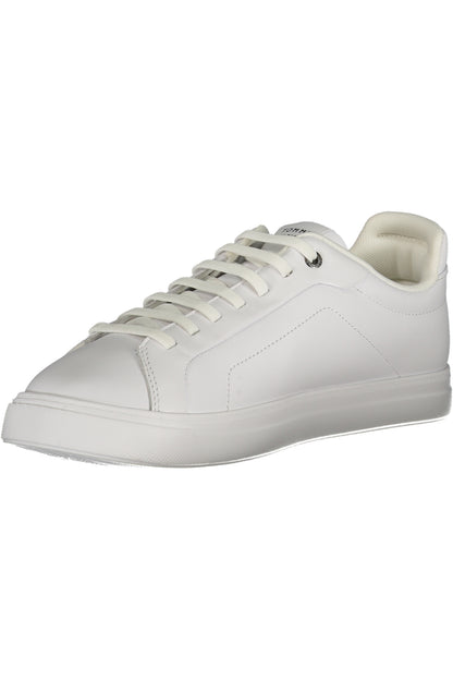 TOMMY HILFIGER MEN'S WHITE SPORTS SHOES