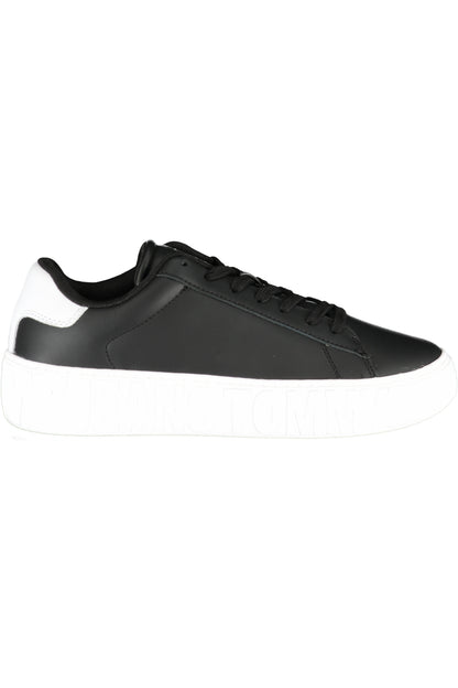 TOMMY HILFIGER BLACK MEN'S SPORTS SHOES