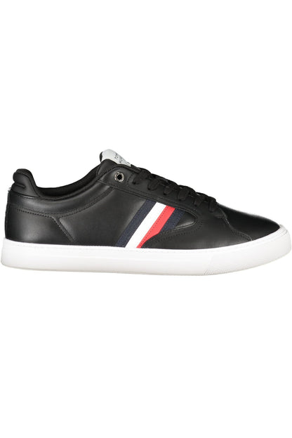 TOMMY HILFIGER MEN'S BLACK SPORTS SHOES