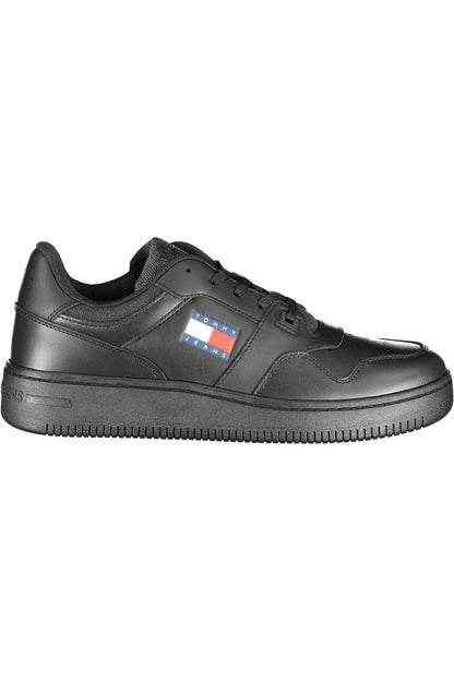 TOMMY HILFIGER BLACK MEN'S SPORTS SHOES