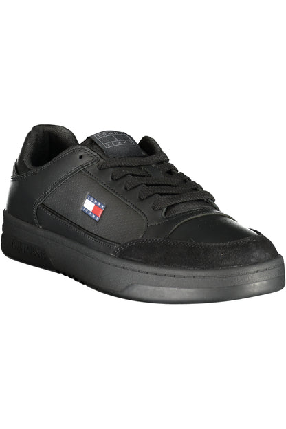 TOMMY HILFIGER MEN'S BLACK SPORTS SHOES