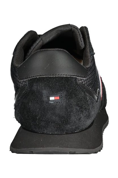 TOMMY HILFIGER BLACK MEN'S SPORTS SHOES