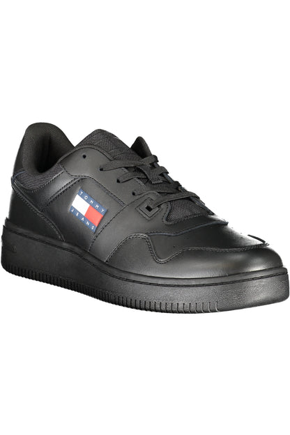TOMMY HILFIGER BLACK MEN'S SPORTS SHOES