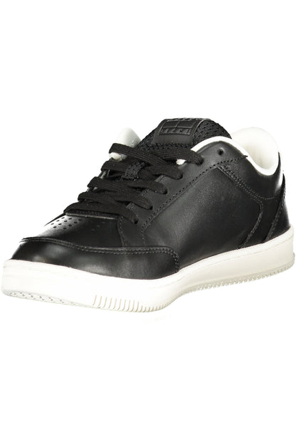 TOMMY HILFIGER MEN'S BLACK SPORTS SHOES