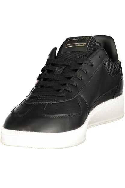 TOMMY HILFIGER MEN'S BLACK SPORTS SHOES