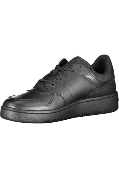TOMMY HILFIGER BLACK MEN'S SPORTS SHOES