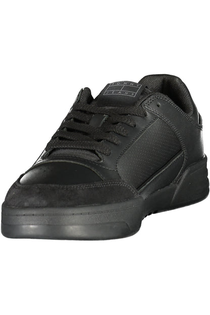 TOMMY HILFIGER MEN'S BLACK SPORTS SHOES