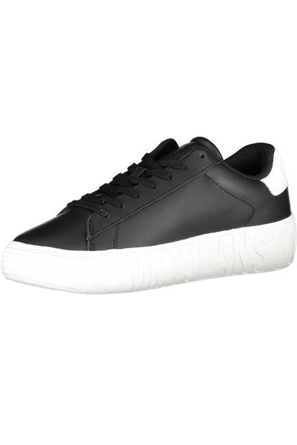 TOMMY HILFIGER BLACK MEN'S SPORTS SHOES