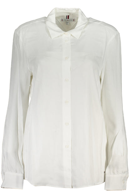 TOMMY HILFIGER WOMEN'S LONG SLEEVE SHIRT WHITE