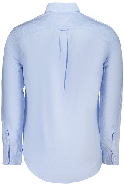 TOMMY HILFIGER MEN'S LONG-SLEEVED SHIRT, BLUE