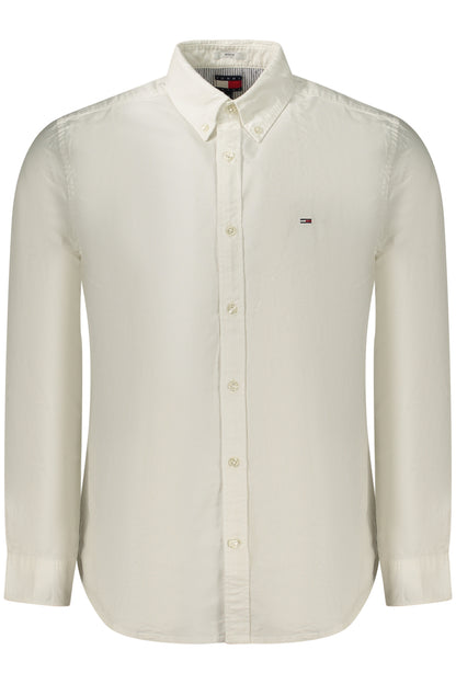 Chemise blanche à manches longues pour homme Tommy Hilfiger