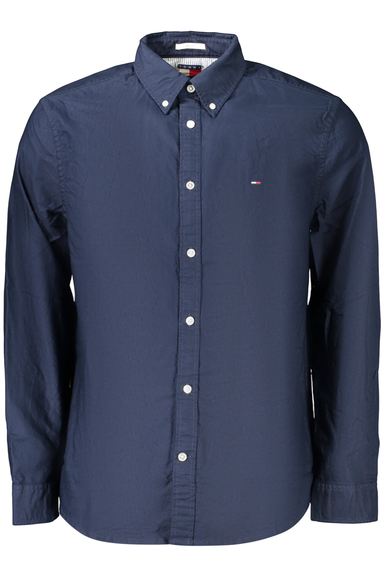 TOMMY HILFIGER MEN'S LONG-SLEEVED SHIRT, BLUE