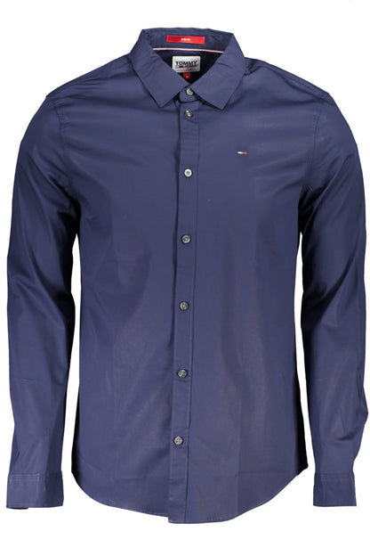 TOMMY HILFIGER MEN'S LONG SLEEVE SHIRT BLUE