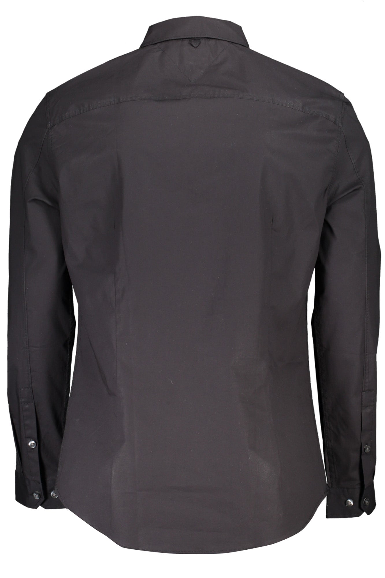 TOMMY HILFIGER MEN'S BLACK LONG SLEEVE SHIRT