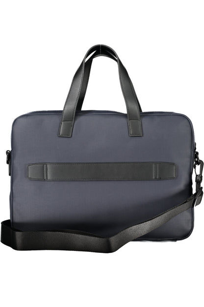 TOMMY HILFIGER BLUE MEN'S BRIEFCASE