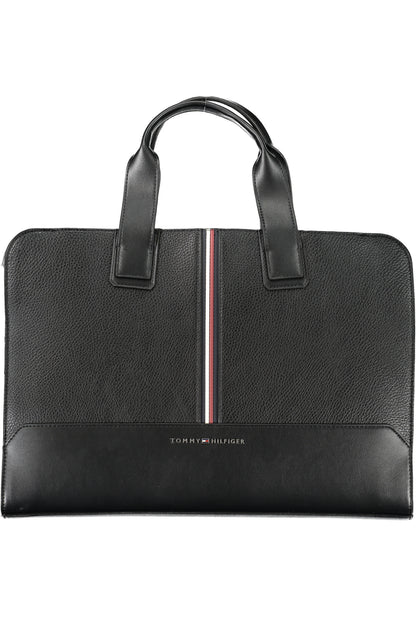 TOMMY HILFIGER BLACK MAN BRIEFCASE