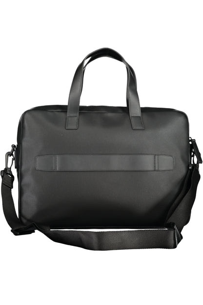 TOMMY HILFIGER BLACK MAN BRIEFCASE
