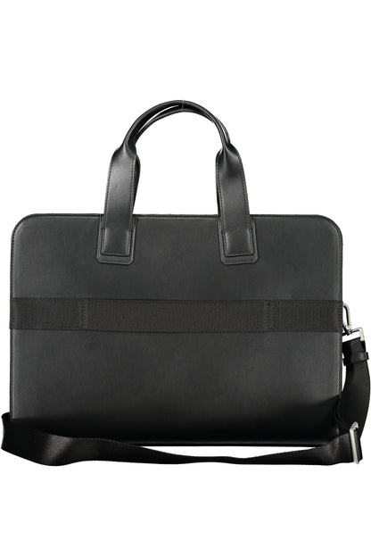 TOMMY HILFIGER BLACK MAN BRIEFCASE