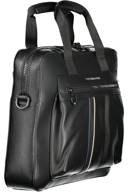 TOMMY HILFIGER MEN'S BRIEFCASE BLACK