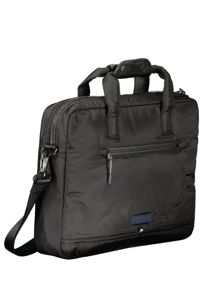 TOMMY HILFIGER MEN'S BRIEFCASE BLACK