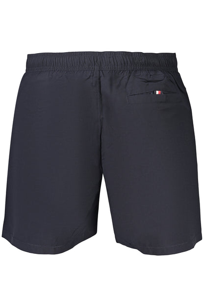 TOMMY HILFIGER MEN'S BLUE BOTTOM SWIMSUIT