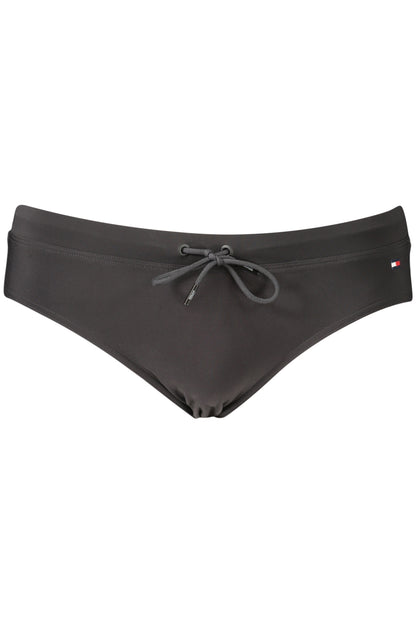 TOMMY HILFIGER MEN'S BLACK BOTTOM SWIMSUIT
