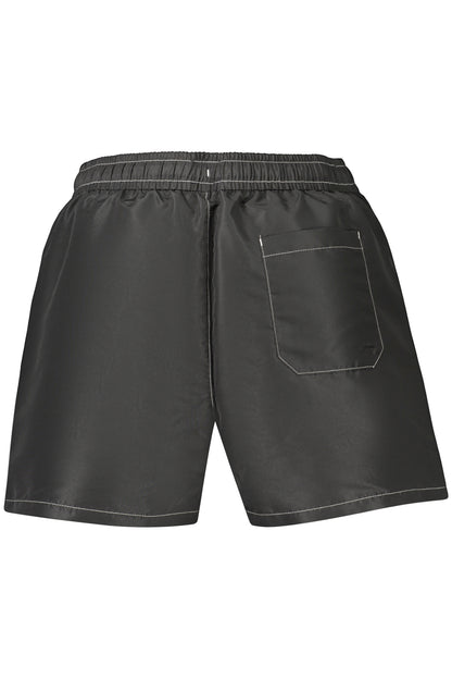 TOMMY HILFIGER MEN'S BLACK BOTTOM SWIMSUIT