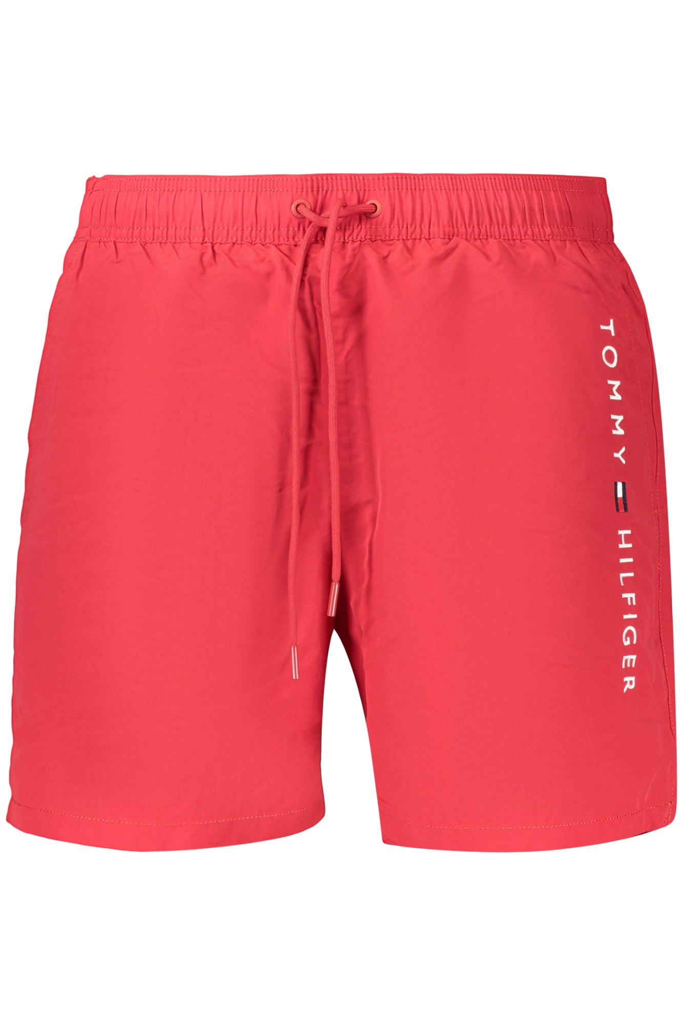 TOMMY HILFIGER MEN'S RED BOTTOM SWIMSUIT